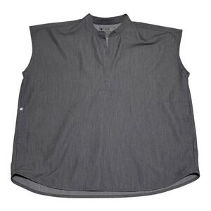 FIGS‎ Technical Collection Oversized Rafaela Gray Sleeveless Scrub Top Women's L